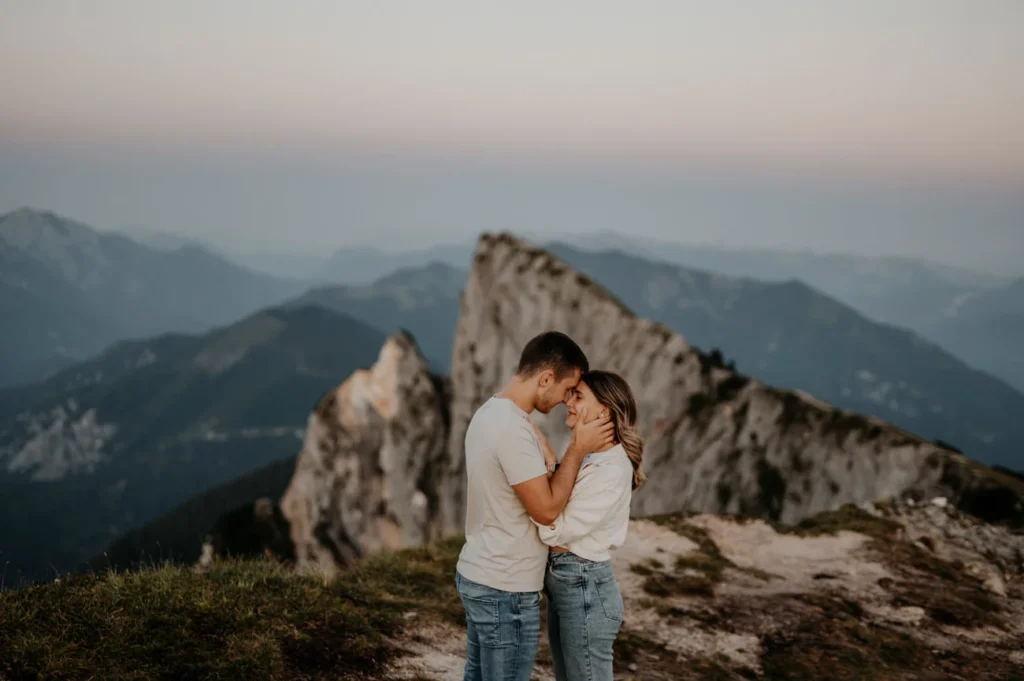 Schafberg Verlobungsfotos Wolfgangsee